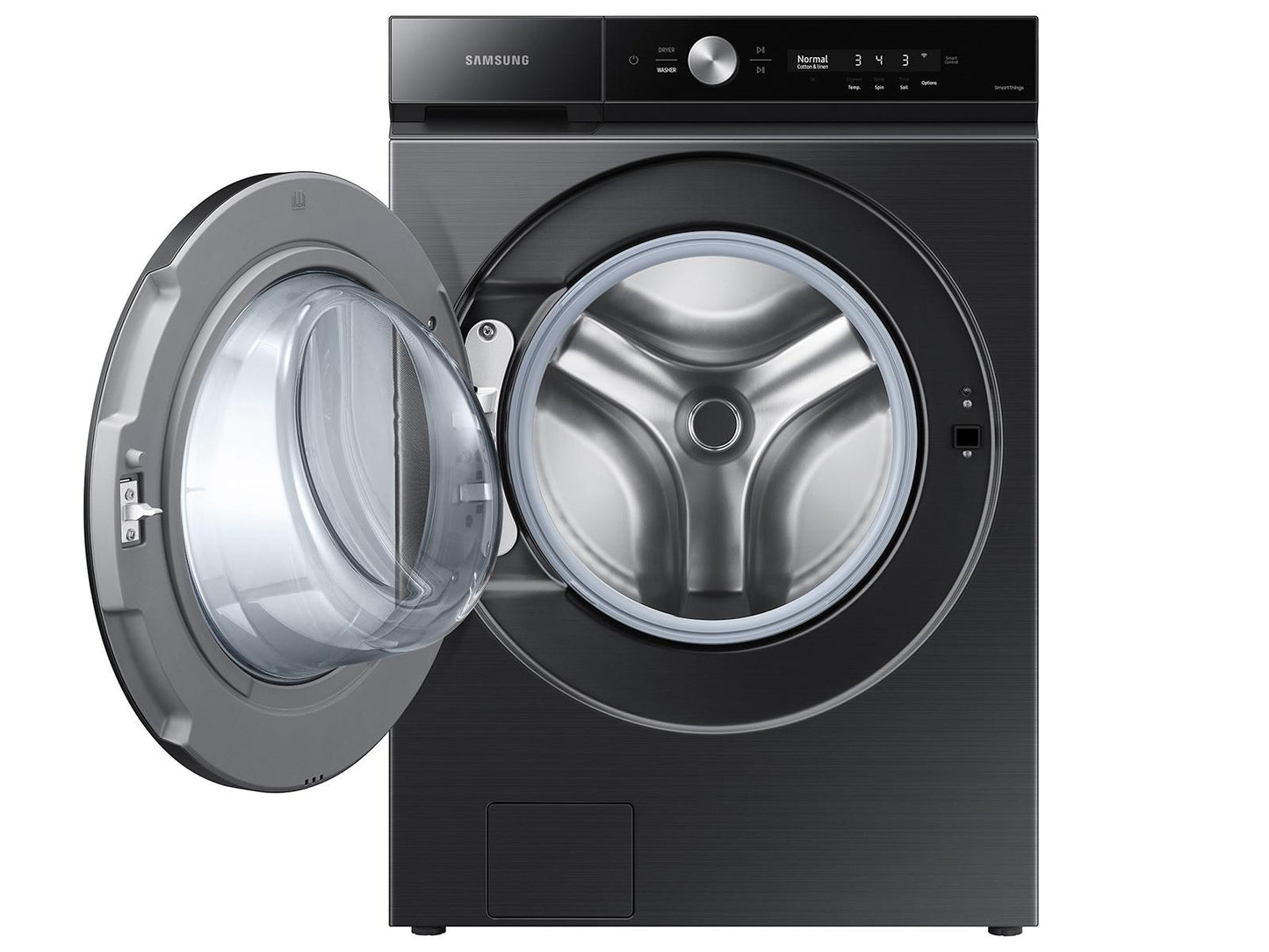 Samsung WF53BB8700AV Bespoke AI Front Load Washer Super Speed Wash  AI Smart Dial  5.3 cu.ft.