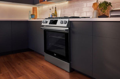 Beko SLGR30423SS 30" Slide-In Range