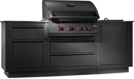 Napoleon Bbq ODK301BIG32RBNMK1 OASIS 301 Outdoor Kitchen, Built-in 700 Series 32 with Soft Close Doors , Natural Gas, Matte/Matt Black
