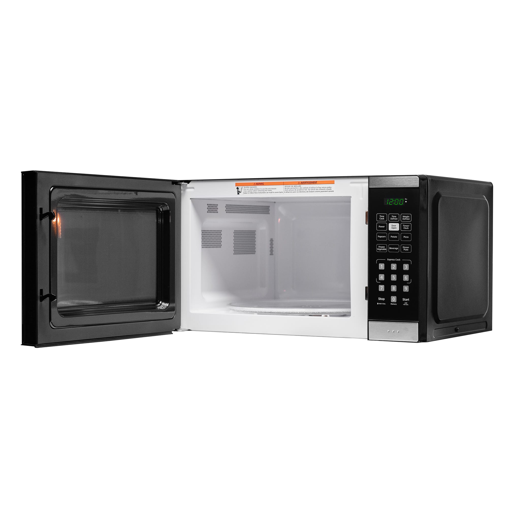 DBMW0925BBS Danby 0.9 cu. ft. Countertop Microwave in Black and Stainless Steel