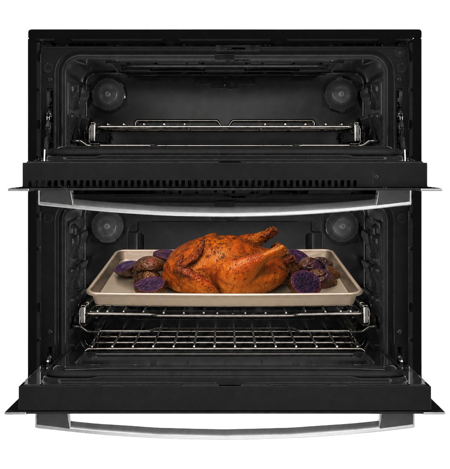 PTS9200SZSS GE Profile™ 30" Smart Built-In Twin Flex Convection Wall Oven