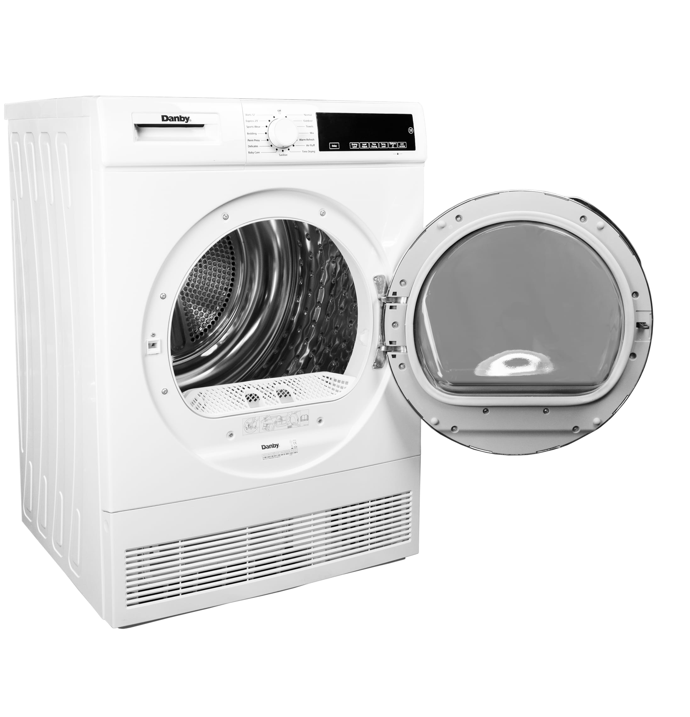 DDY040D4WDB Danby 24-inch, 4.0 cu ft. Stackable Compact Condensing Sensor Dryer in White