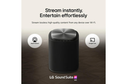 Lg M5 Sound Suite M5  Wireless Speaker  Ch 1.1.1  Dolby Atmos FlexConnect  Spatial Audio
