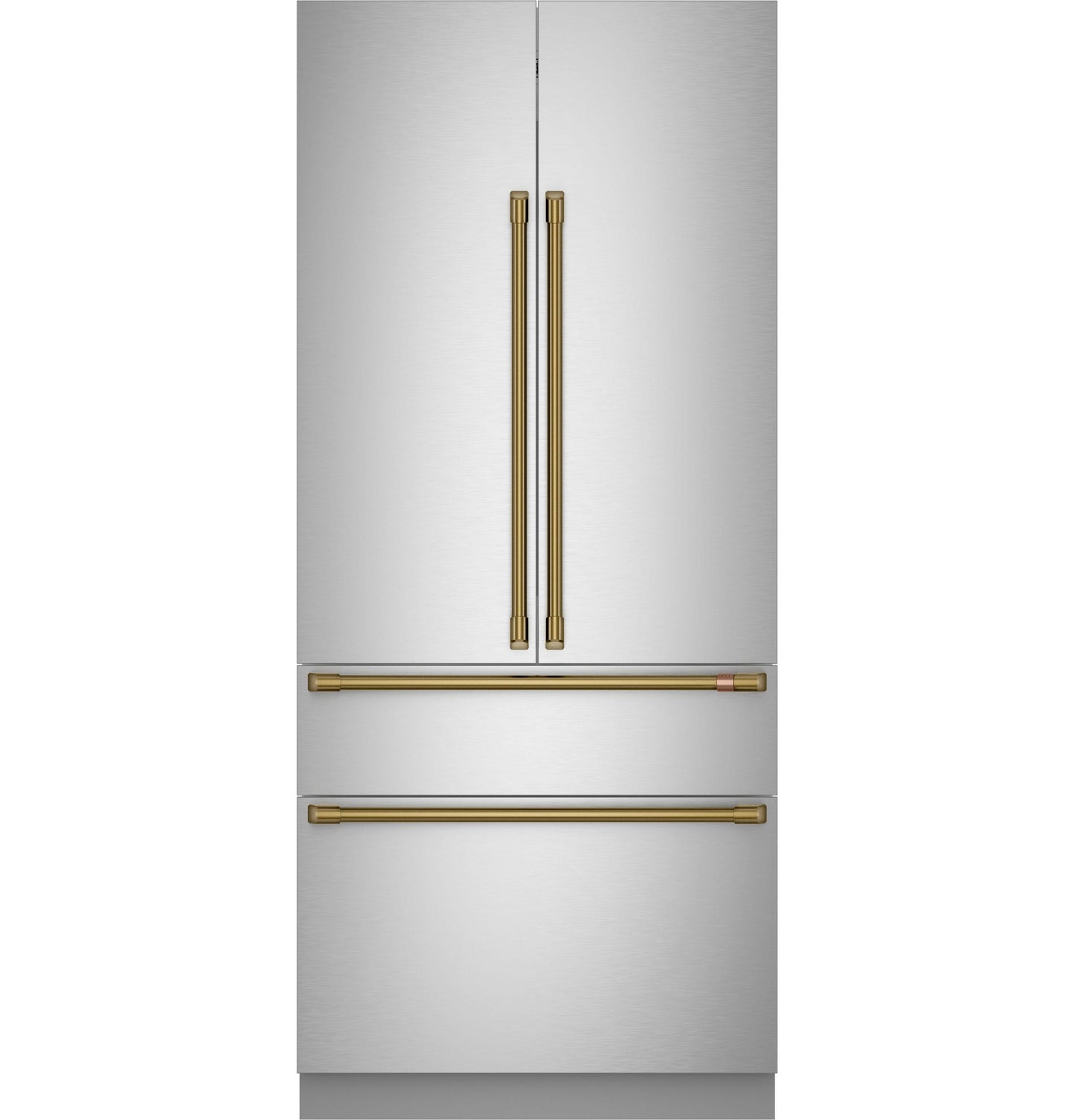 Cafe CXSB4H4PVCG CAF(EBACK)™ Refrigeration Handle Kit - Brushed Brass
