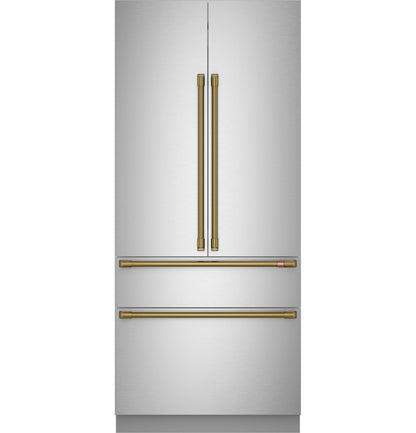 Cafe CXSB4H4PVCG CAF(EBACK)™ Refrigeration Handle Kit - Brushed Brass