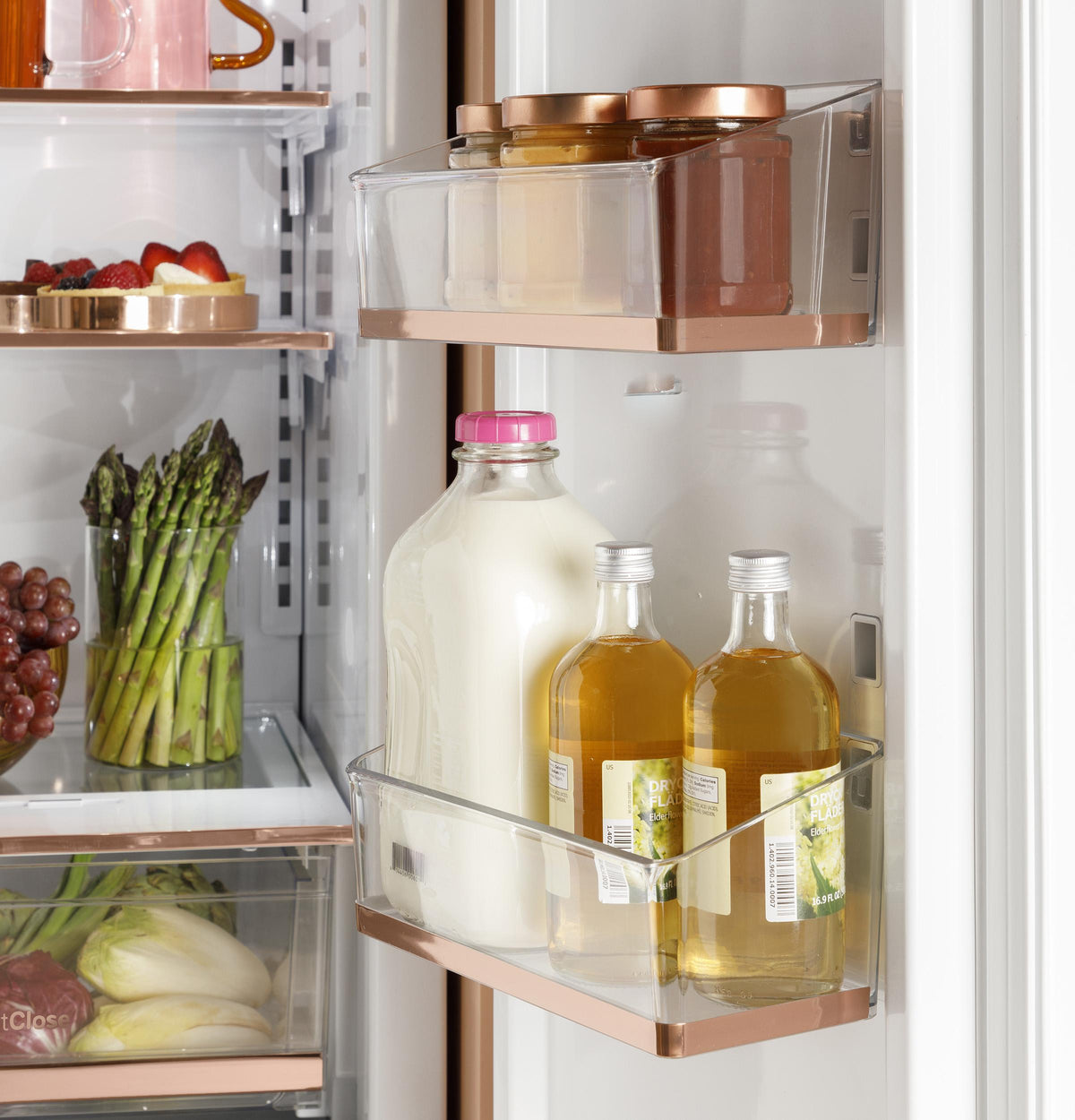 CIC36LK6ZII CAFE™ 36" Panel-Ready Integrated Bottom-Freezer Refrigerator - Left Swing