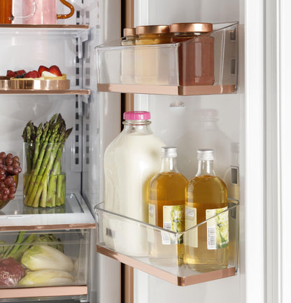 CIC36LK6ZII CAFE™ 36" Panel-Ready Integrated Bottom-Freezer Refrigerator - Left Swing