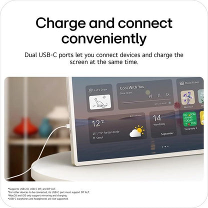Lg 32LX6BWGAXT7SAUSALLC StanbyME 2 MAX 32 Inch Portable Smart Touch Screen with 4.5hr Battery and XT7 Bluetooth Speaker