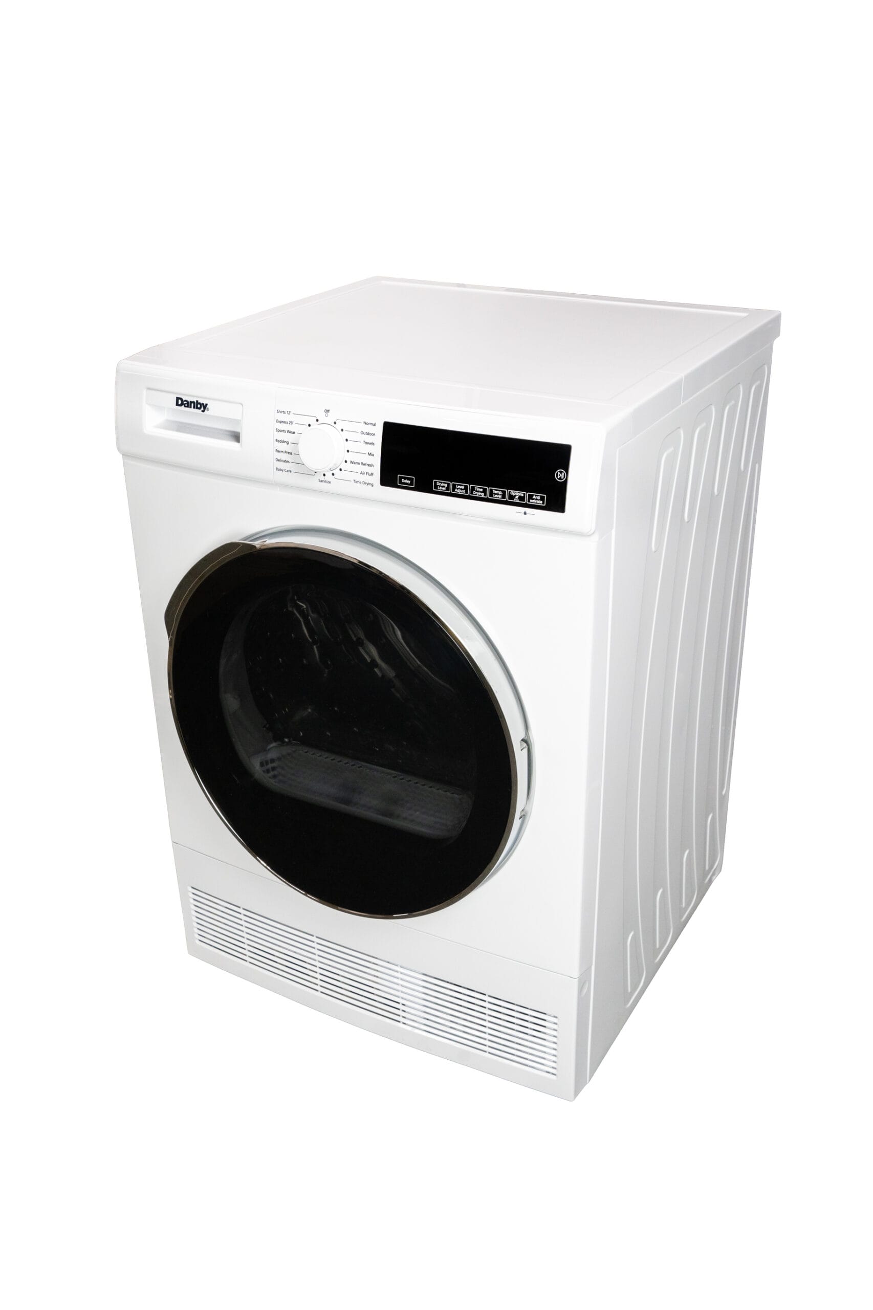 DDY040D4WDB Danby 24-inch, 4.0 cu ft. Stackable Compact Condensing Sensor Dryer in White