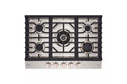 CBGS3028N LG STUDIO 30" UltraHeat™ Gas Cooktop with EasyClean®