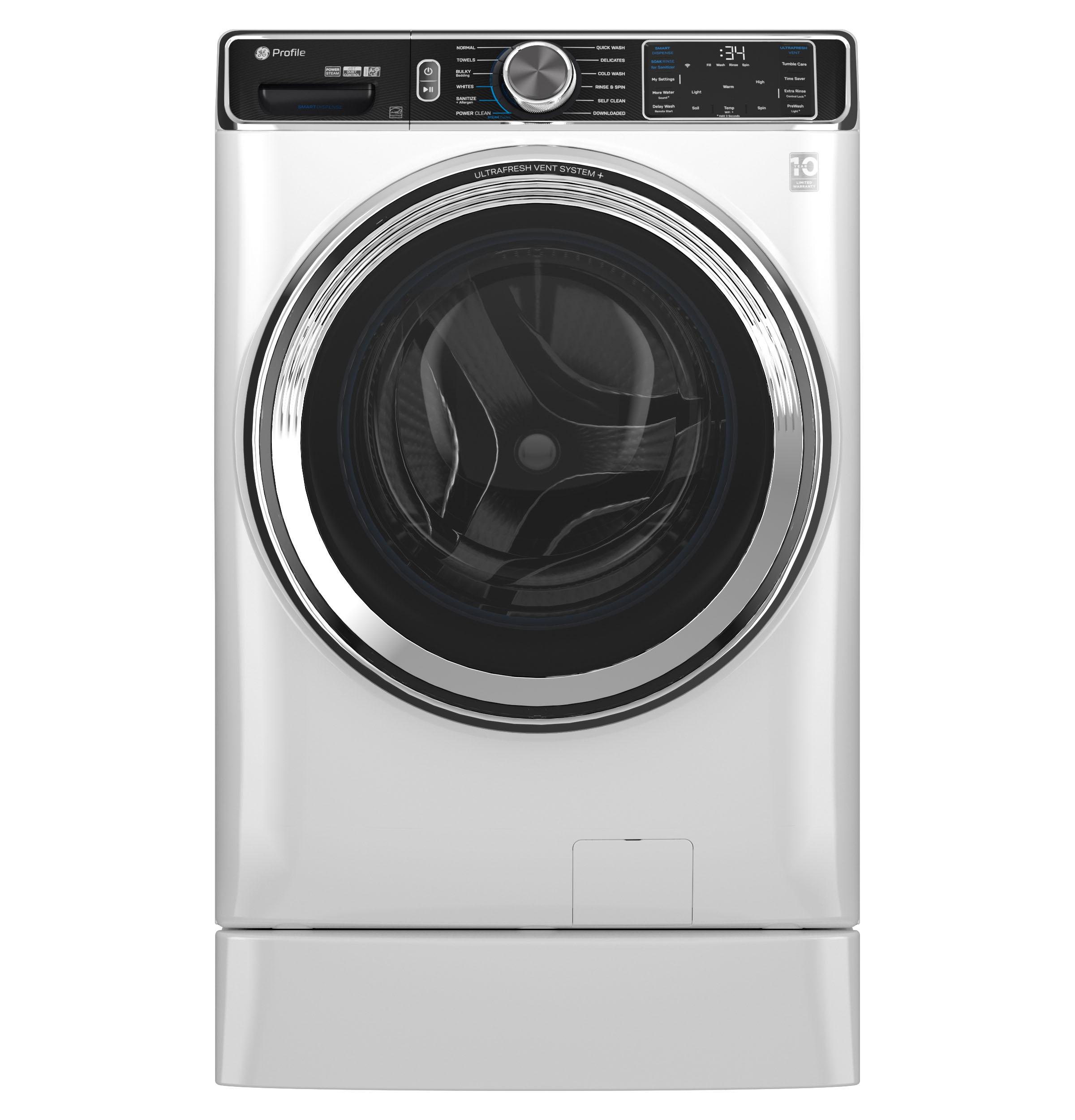 PFW870SSVWW GE Profile™ 5.3 cu. ft. Capacity Smart Front Load ENERGY STAR® Washer with UltraFresh™ Vent System+ with OdorBlock™