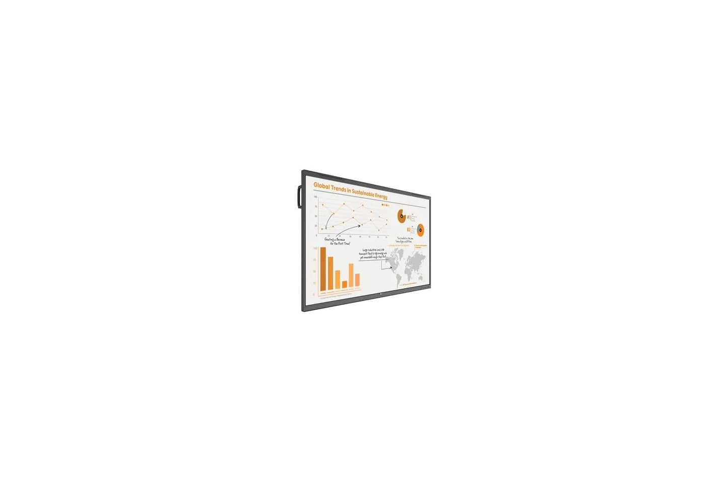 Lg 65TR3PNB 65'' CreateBoard Pro Smart Board with Google Mobile Services and Built-in AI