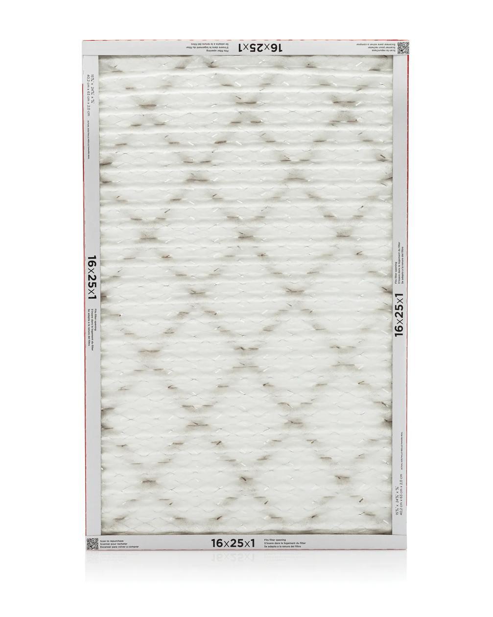 Frigidaire HVAC1625116 PureAir® 16" x 25" x 1" MERV 11 Premium Allergen Air Filter - 6 Pack