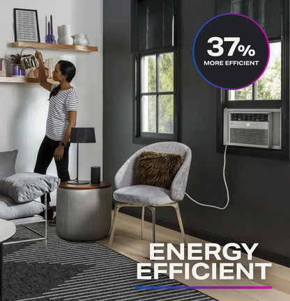 PWJV12WWF GE Profile™ 12,000 BTU Inverter Smart Ultra Quiet Window Air Conditioner for Medium Rooms up to 550 sq. ft.