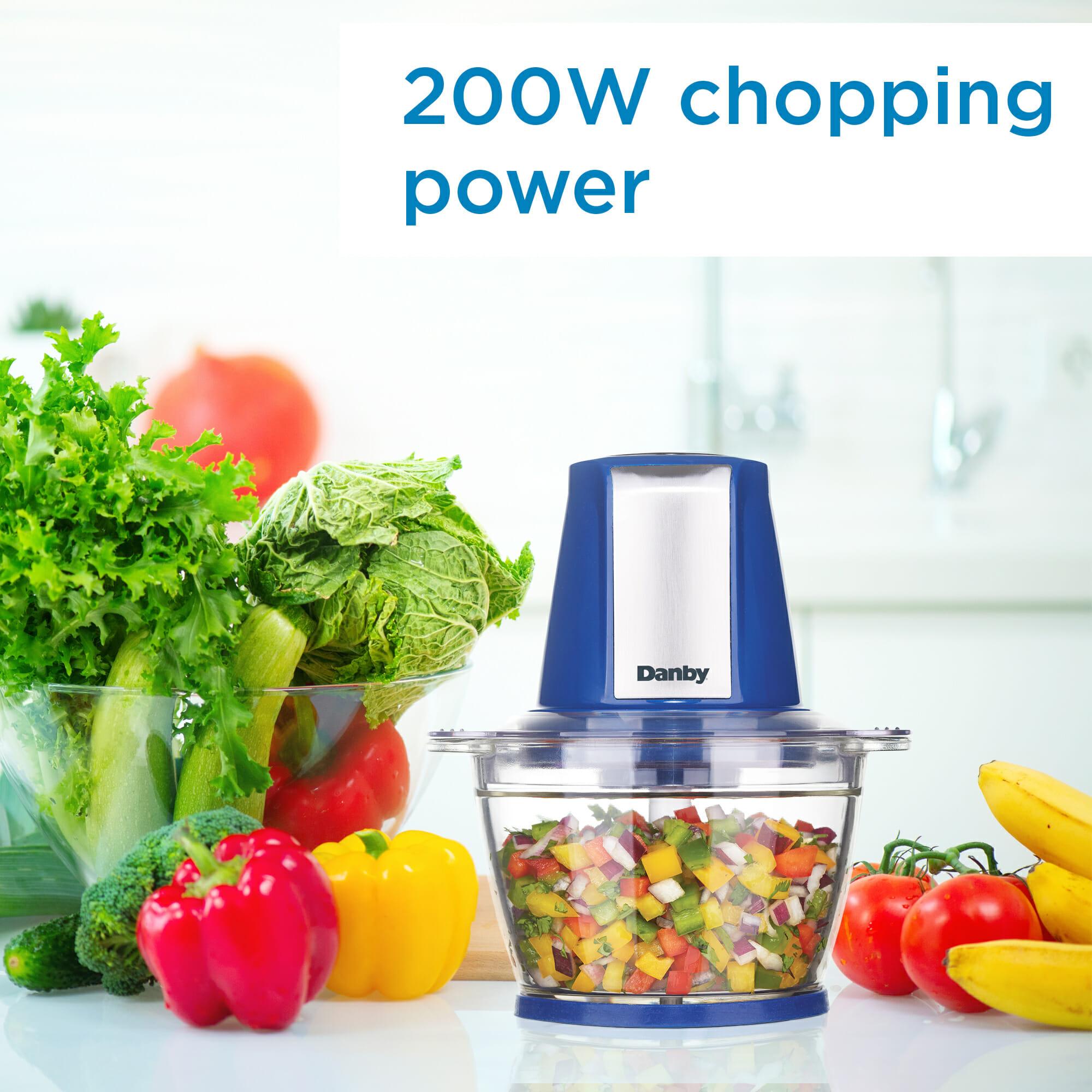 DFC40C1SSDB Danby 4 Cup Food Chopper in Black Stainless Steel