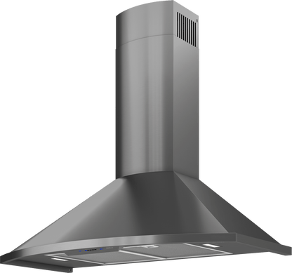 Zephyr ZSAE30FBS Savona Wall, 30in, Black SS, LED, 600 CFM w/ACT