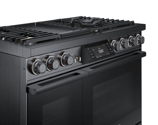 Dacor DOP48C96DLM 48" Pro Dual-Fuel Steam Range, Graphite Stainless Steel, Natural Gas & Liquid Propane