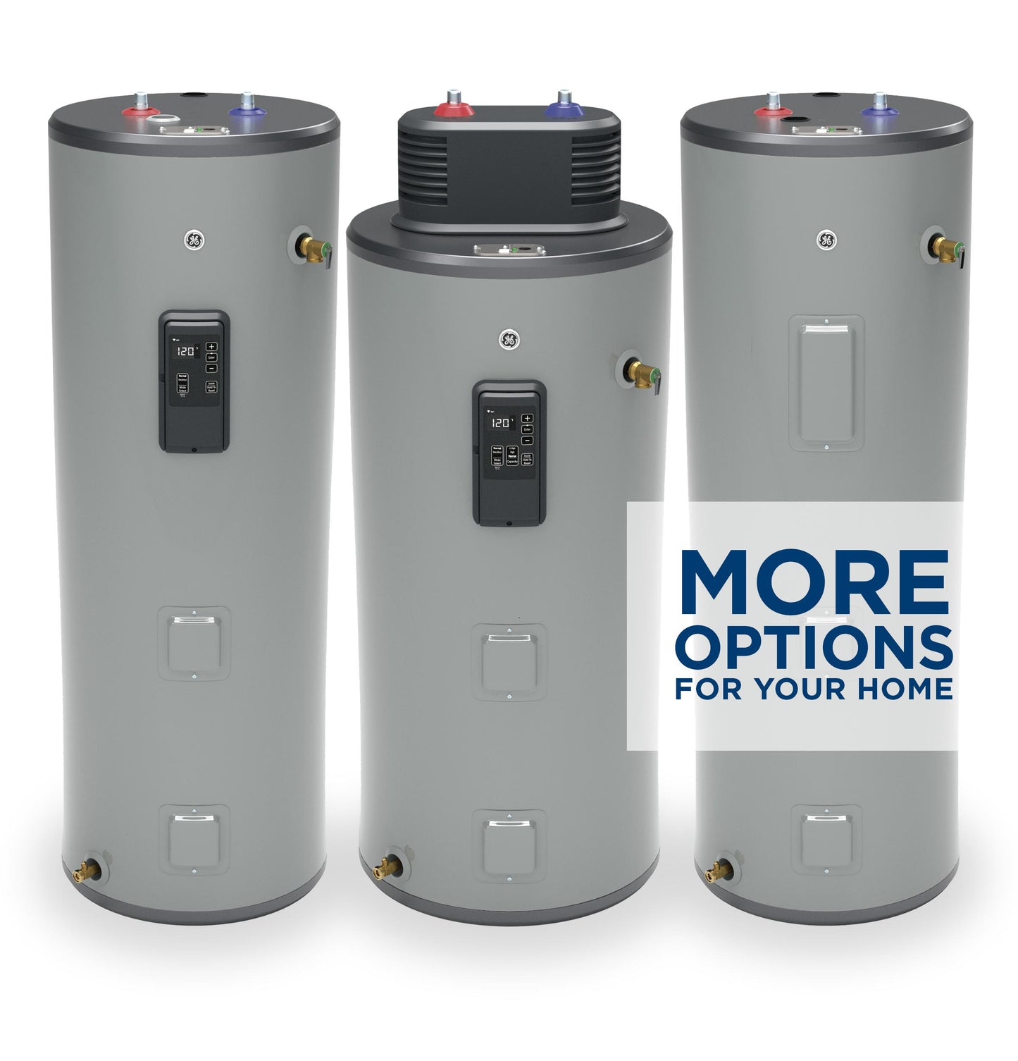 GE50S10BMM GE® Smart 50 Gallon Electric Water Heater with Flexible Capacity