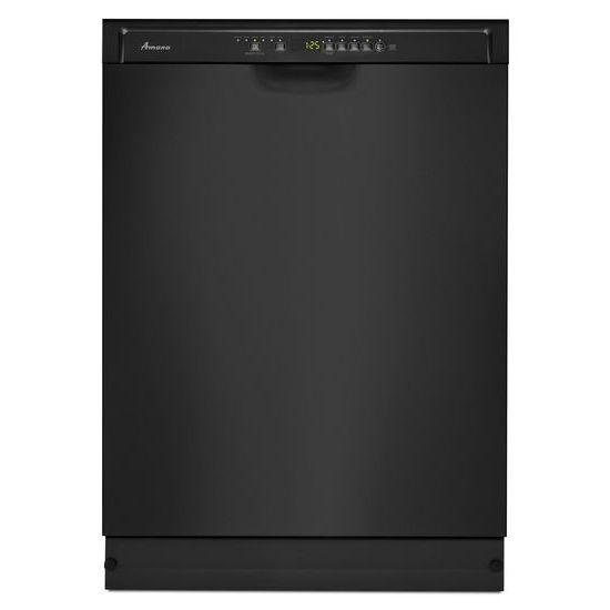 Dishwasher with Stainless Steel Interior - black