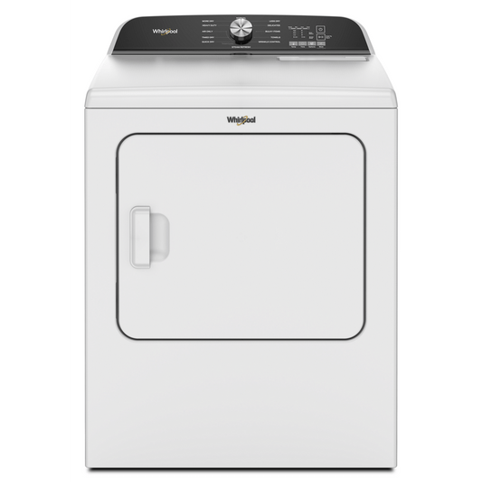 Whirlpool WGD6150PW 7.0 Cu. Ft. Whirlpool® Top Load Gas Dryer with Moisture Sensor