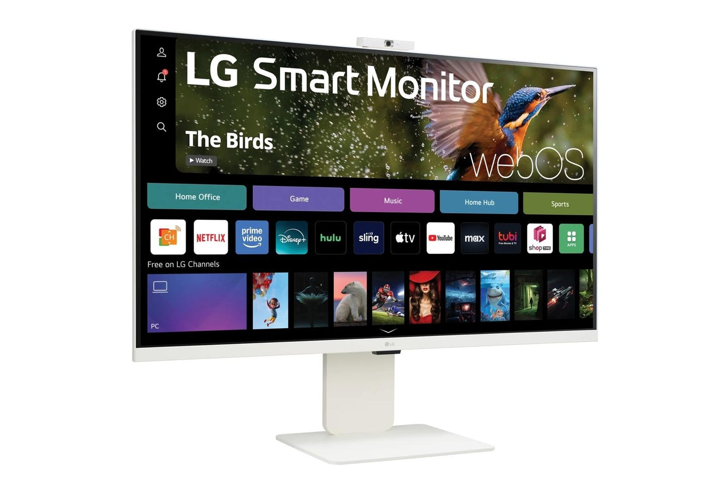 Lg 32SR85UW 32 Inch 4K UHD IPS Smart Monitor with webOS and Built-in FHD Webcam