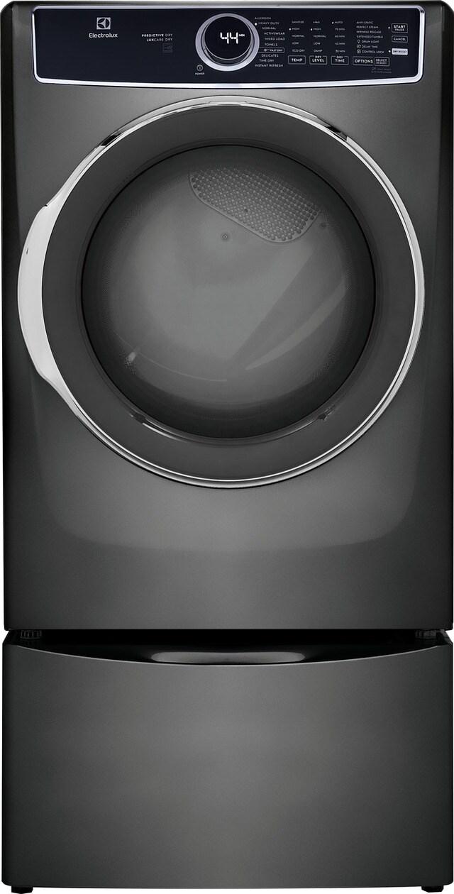 ELFE7537AT Electrolux Front Load Perfect Steam™ Electric Dryer with Predictive Dry™ and Instant Refresh - 8.0 Cu. Ft.