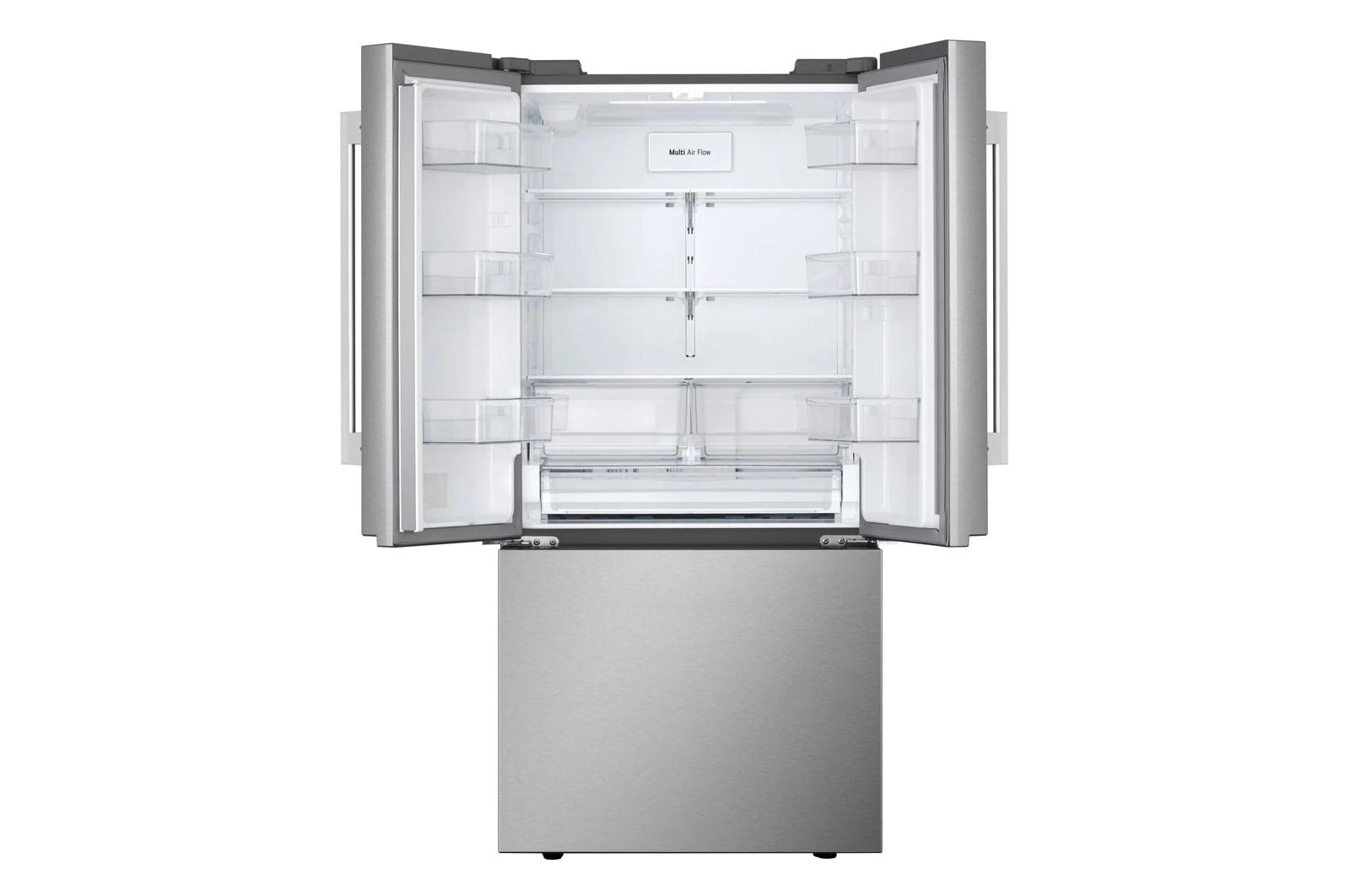 Lg LF25H6200S 25 cu.ft. 3-Door French Door Refrigerator with Hybrid Handle Design