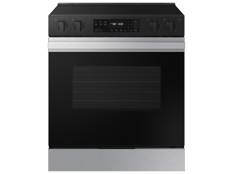 Samsung Bespoke 6.3 cu. ft. Smart Slide-In Electric Range with Precision Knobs in Stainless Steel