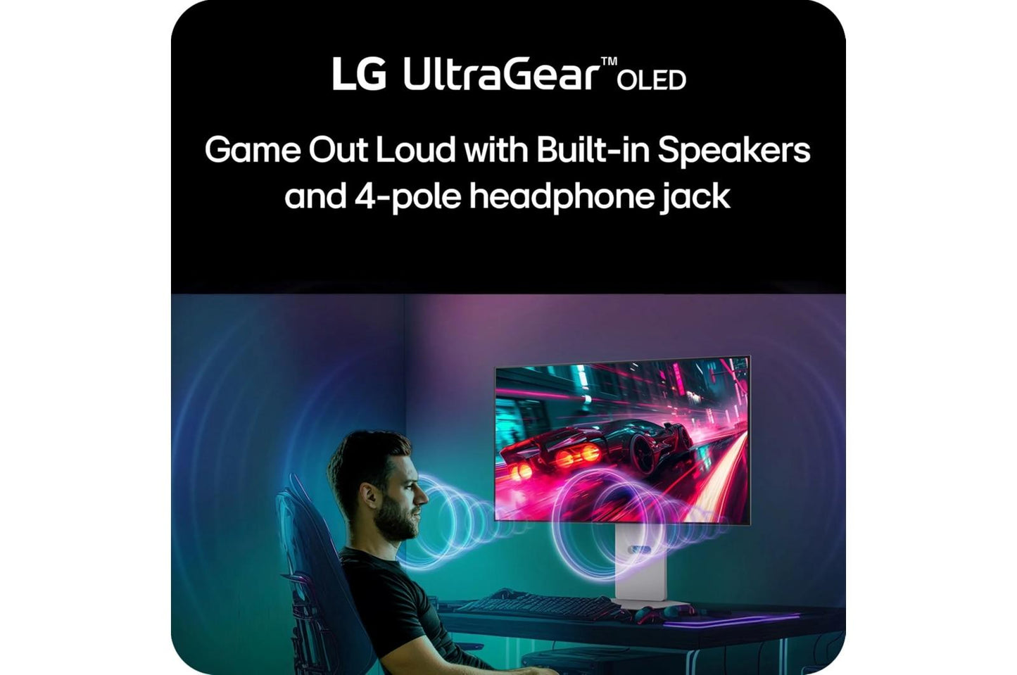 Lg 32GS95UVW 32 Inch UltraGear™ OLED Dual Mode 4K UHD 240Hz or FHD 480Hz 0.03ms G-Sync Compatible Gaming Monitor with Built In Speaker