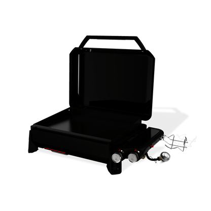 Weber 1500532 Slate® 22 Rust-Resistant Tabletop Griddle - Black