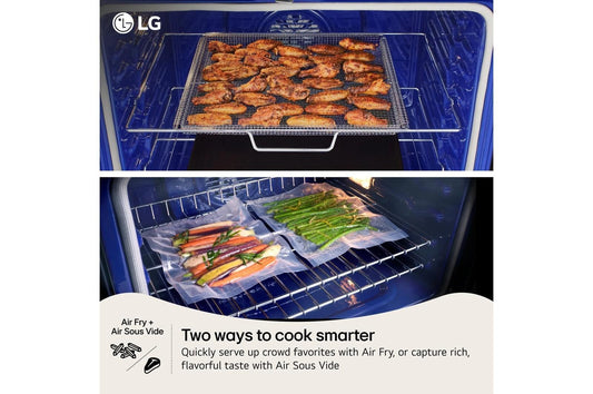 Lg LDEL7324YE 7.3 cu. ft. Smart Electric Double Oven Freestanding Range with ProBake Convection®, Air Fry & Air Sous Vide