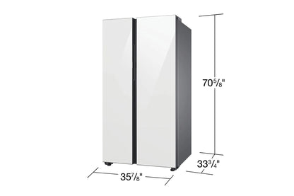 Samsung RS28CB760012 Bespoke AI Side-by-Side Inner Beverage Center™  Auto Open Door  28 cu.ft.