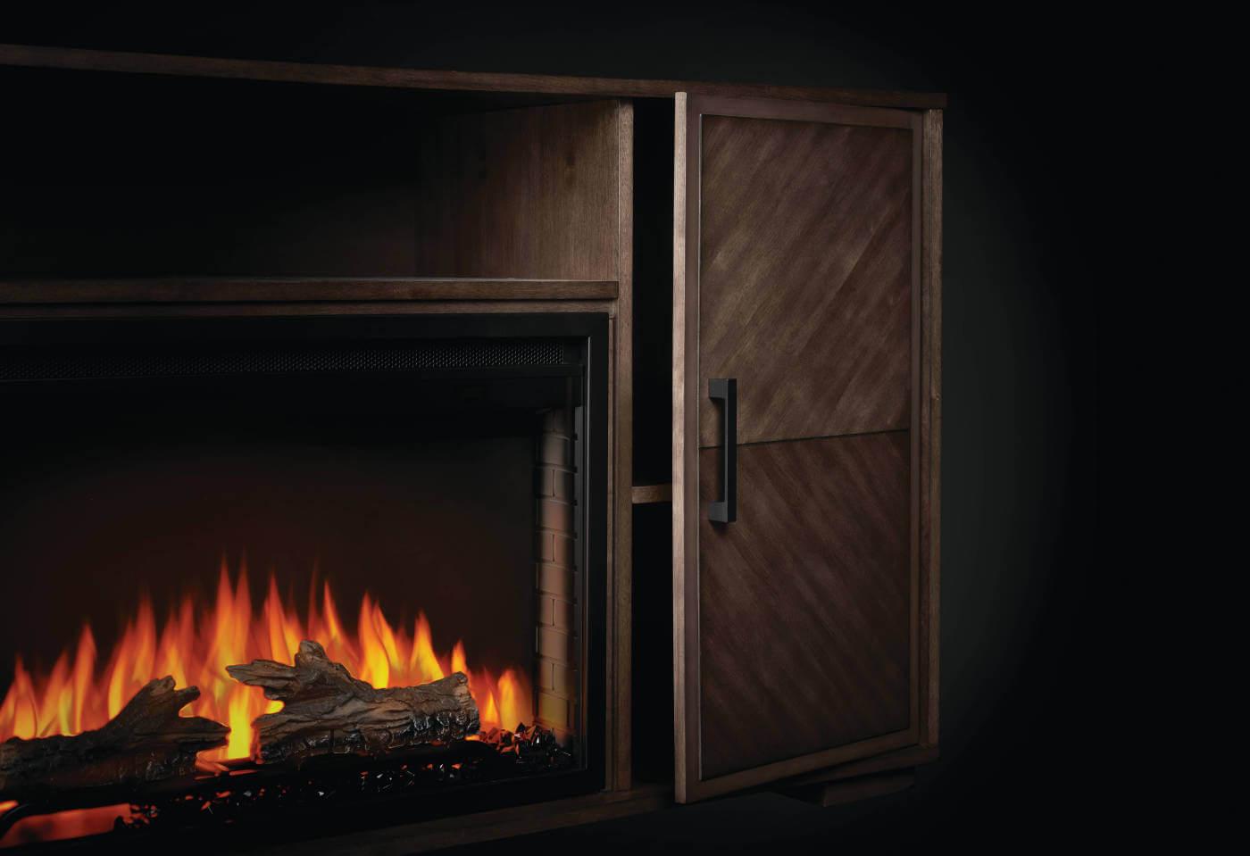 Napoleon Bbq NEFP303620RLB The Hayworth Electric Fireplace Media Console