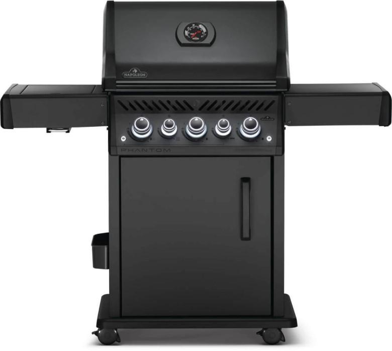 Napoleon Bbq RSE425RSIBNK1PHM Phantom Rogue SE 425 RSIB with Infrared Side and Rear Burners , Natural Gas, Satin Black