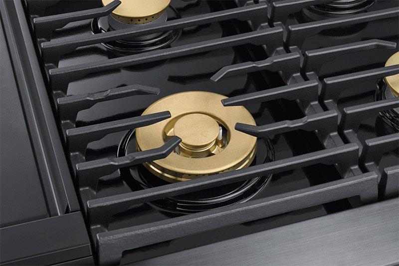 Dacor DOP48M96DHM 48" Pro Dual-Fuel Steam Range, Graphite Stainless Steel, Natural Gas/High Altitude