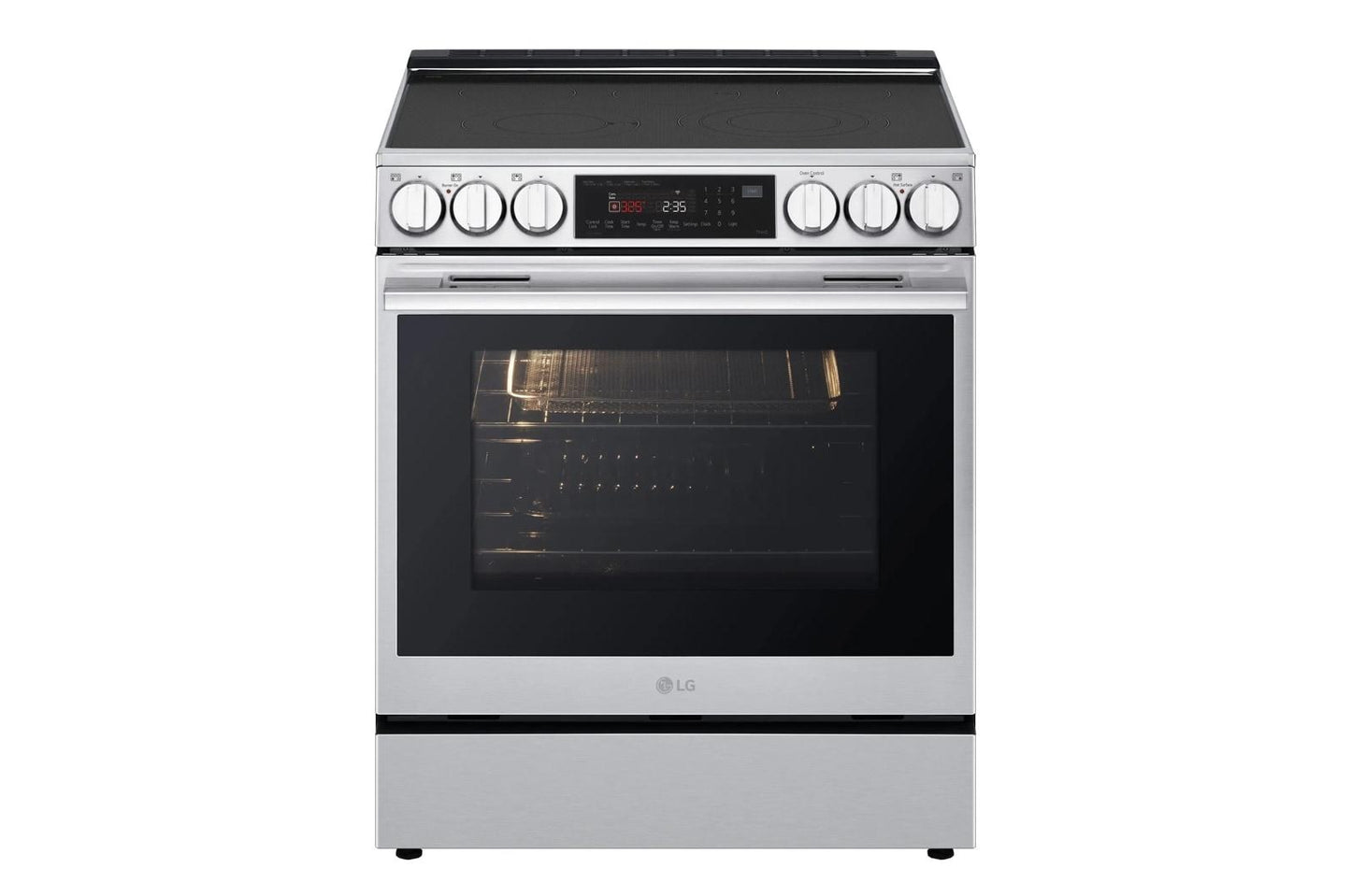 Lg LSEL6335XE 6.3 cu. ft. Smart Electric Slide-in Range with InstaView®, ProBake Convection®, and Air Fry