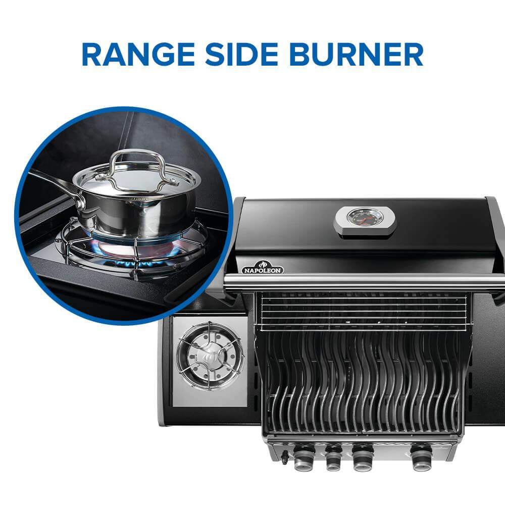 Napoleon Bbq R425SBNK2FB Rogue 425 SB with Range Side Burner , Natural Gas, Black