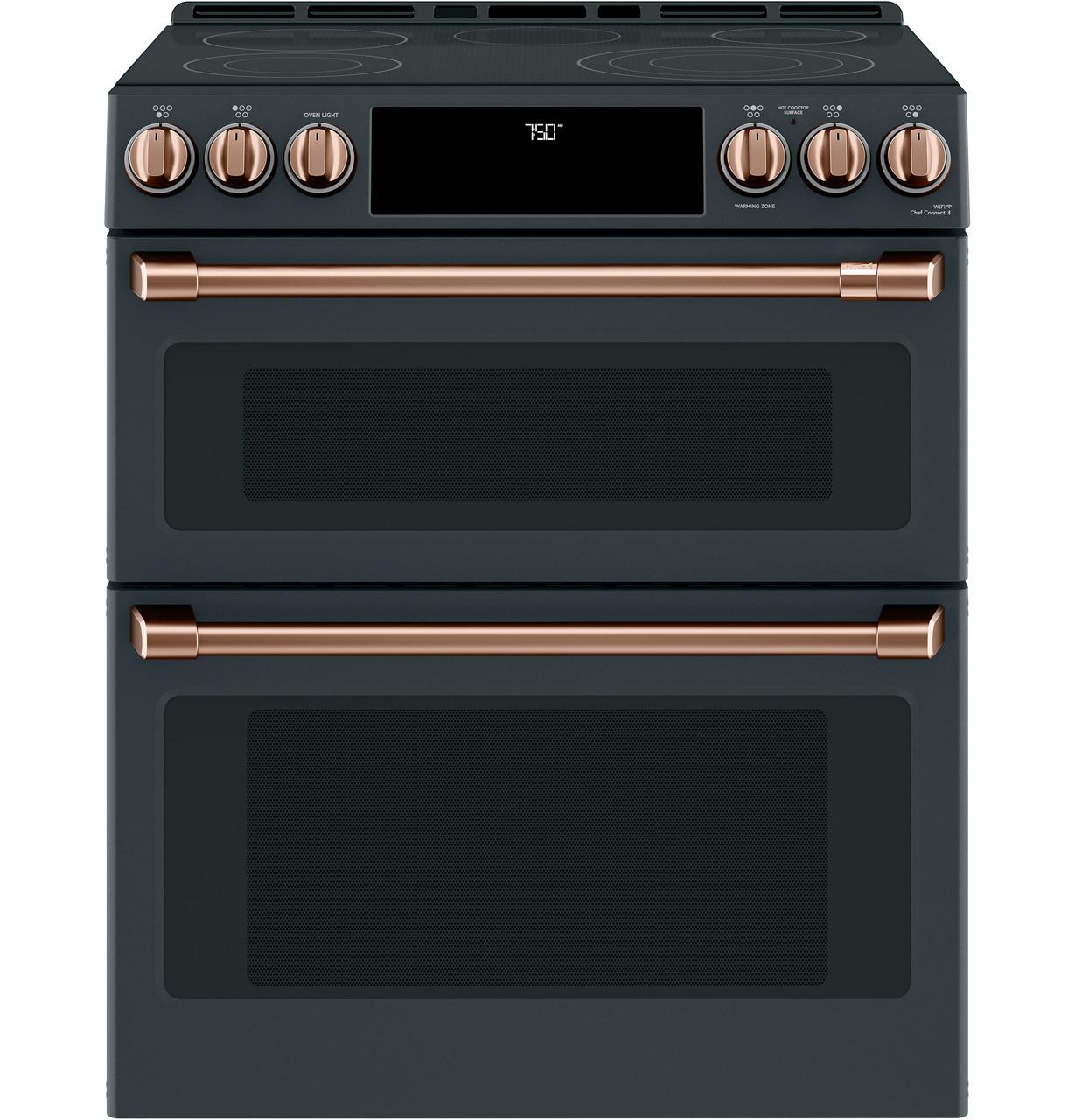 Cafe CXFCEHKPMCU CAF(EBACK)™ Front Control Electric Knobs and Handles - Brushed Copper