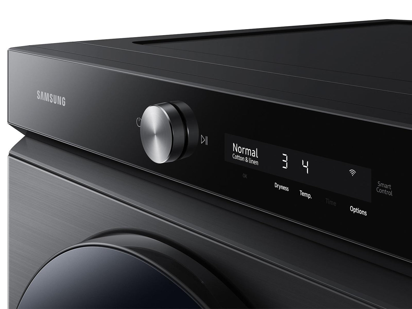 Samsung DVE53BB8700V Bespoke AI Front Load Electric Dryer Super Speed Dry  AI Smart Dial  7.6 cu.ft.