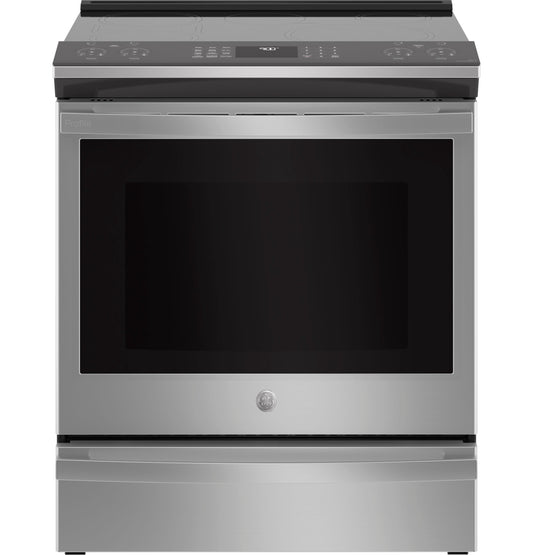 PHS93EYPFS GE Profile™ ENERGY STAR® 30" Smart Slide-In Fingerprint Resistant Front-Control Induction and Convection Range with No Preheat Air Fry