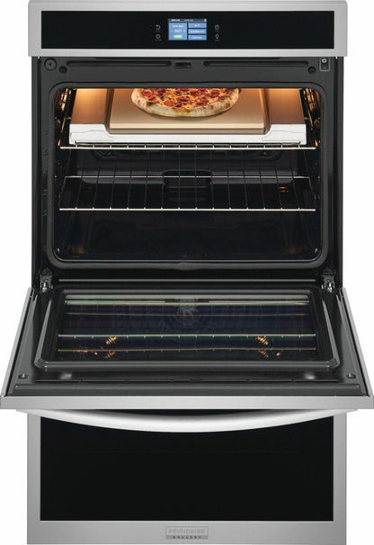 Frigidaire GCWD3070AF 30" Double Electric Wall Oven with Stone-Baked Pizza