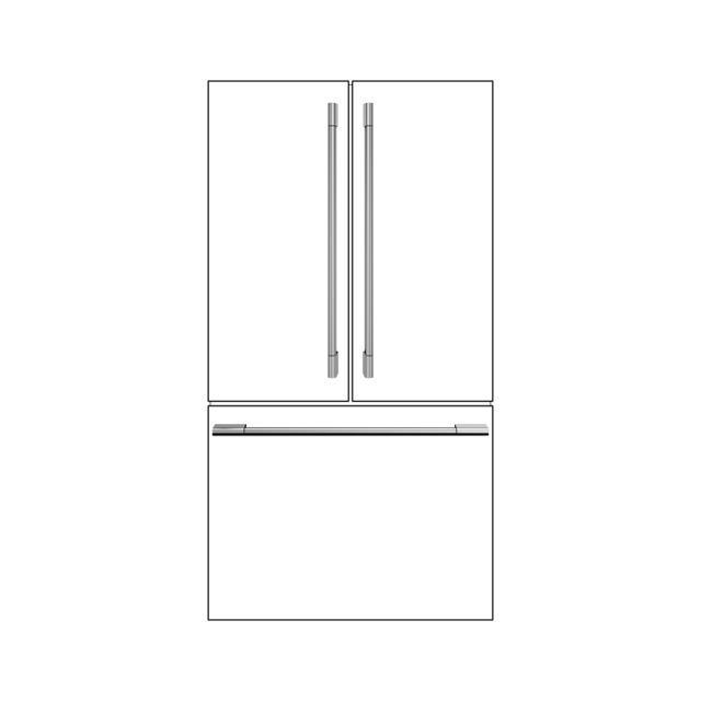 36" French Door Fridge Handle Kit