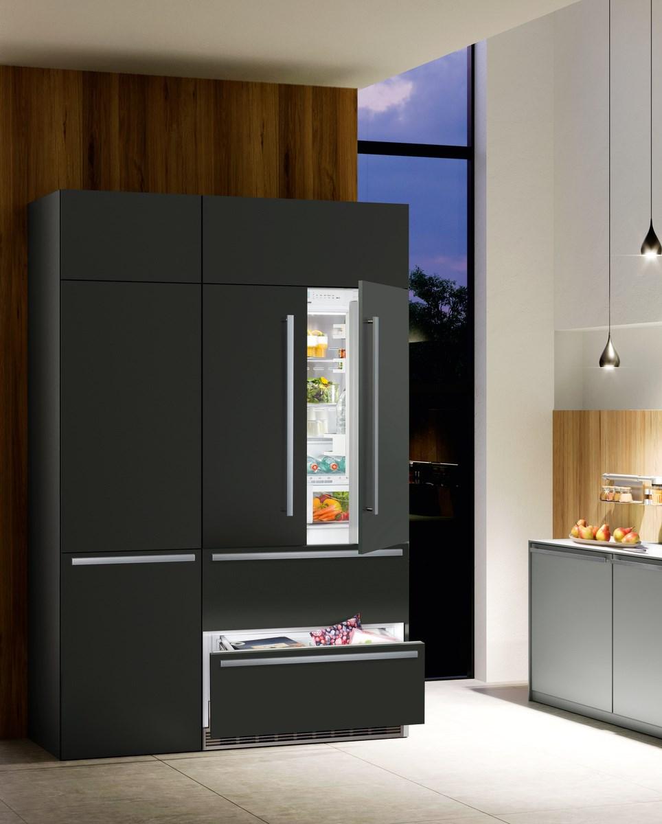 Liebherr Combined refrigerator-freezer with NoFrost for integrated use