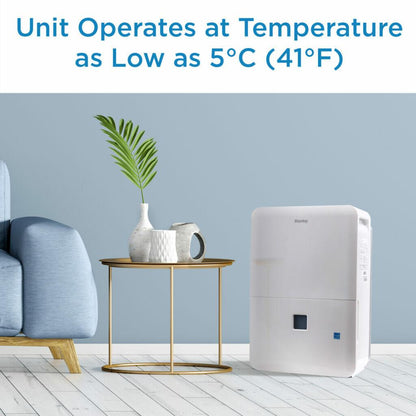 DDR050BJP2WDB Danby 50 Pint Dehumidifier with Pump in White