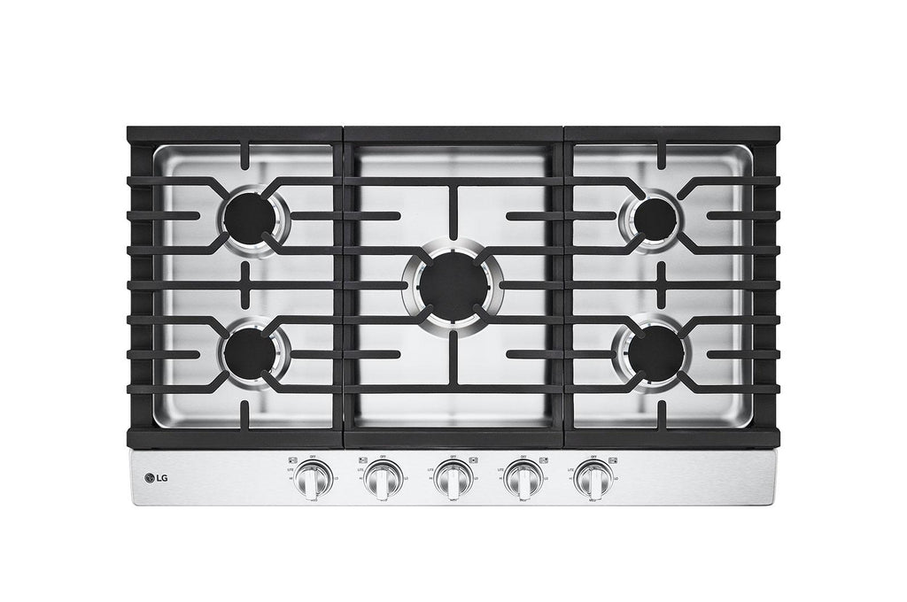 MAST486GRTBXT by Bertazzoni - 48 Gas Rangetop 6 brass burners + electric  griddle Stainless Steel