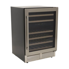 WCD46DZ3S Avanti DESIGNER Series Dual-Zone Wine Cooler, 46 Bottle Capacity - Stainless Steel / 46 Bottles