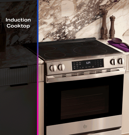 PHS700AYFS GE Profile™ ENERGY STAR® 30" Smart Slide-In Induction and Convection Range with No Preheat Air Fry and EasyWash™ Oven Tray