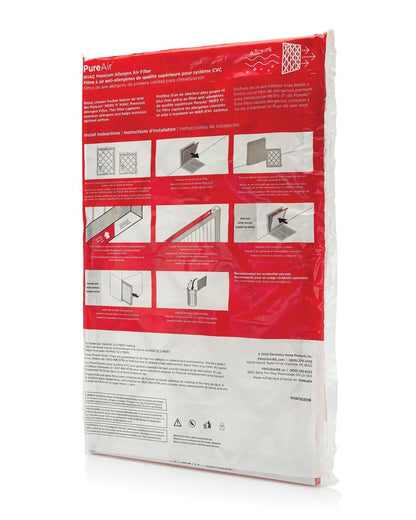 Frigidaire HVAC1625116 PureAir® 16" x 25" x 1" MERV 11 Premium Allergen Air Filter - 6 Pack