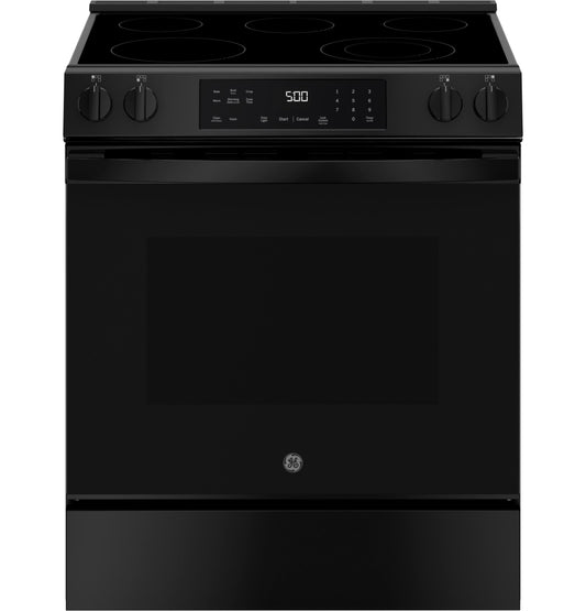 GRS500PVBB GE® ENERGY STAR® 30" Slide-In Electric Range with Crisp Mode