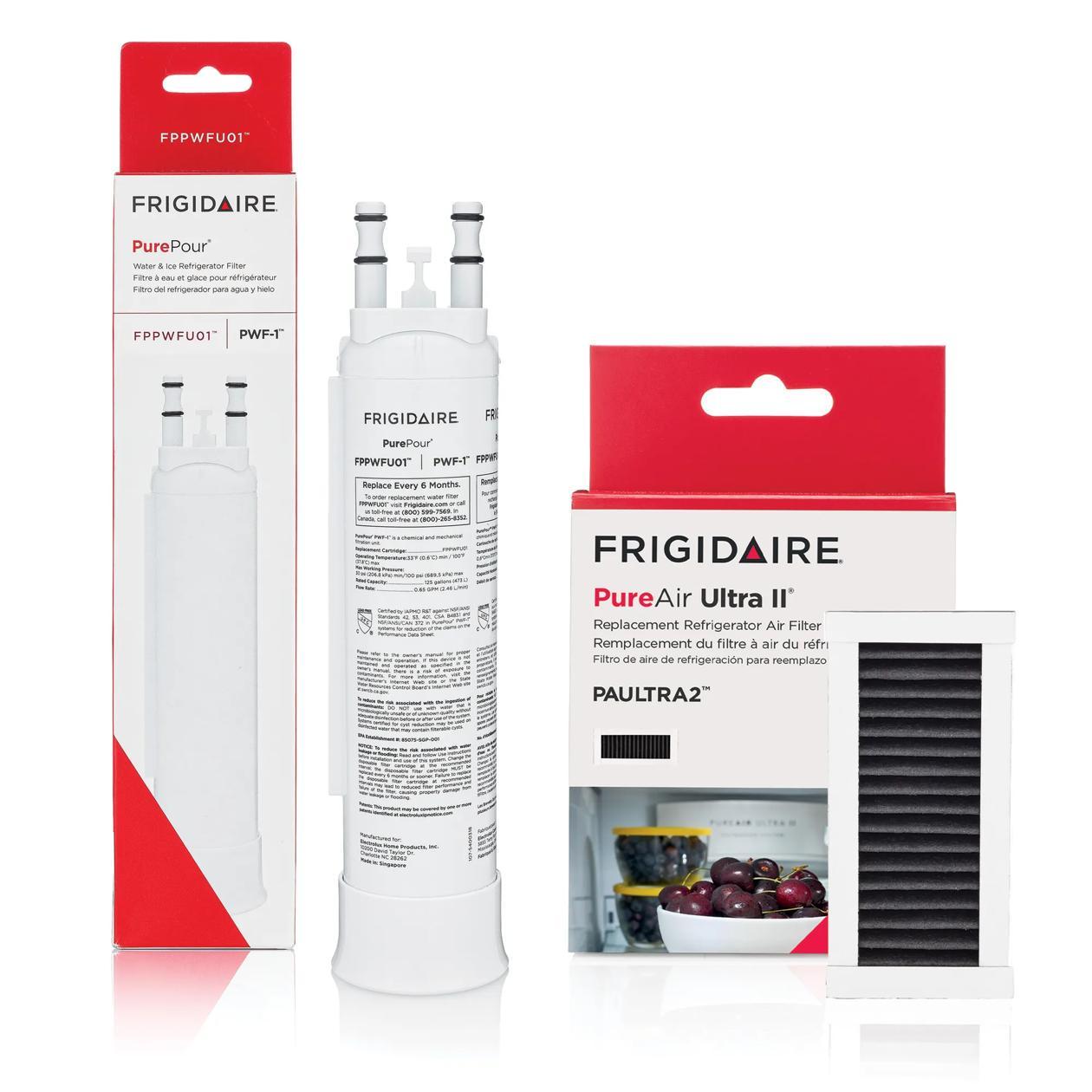Frigidaire FRIGCOMBO13 FPPWFU01 and PAULTRA2 Water and Air Filter Combo Kit
